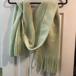 Mint Green Fleece Scarf
